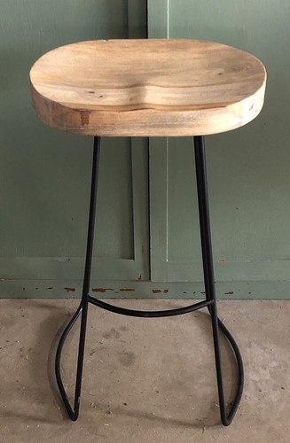 Backless stool pair - backless,