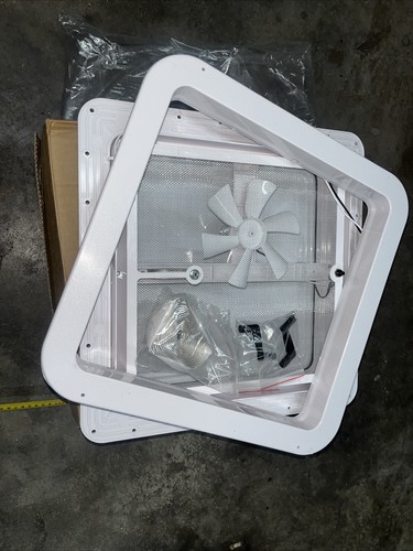 Roof vent fan kit - vent,