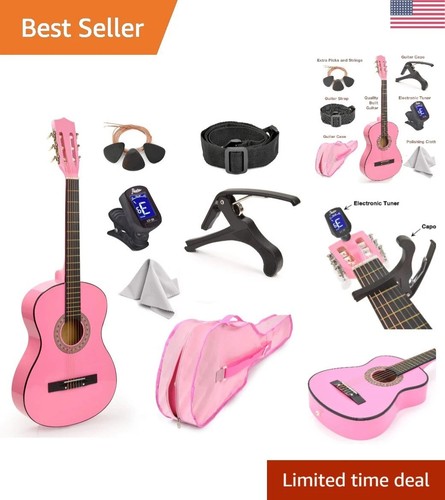 Pink kids guitar - pink, starter