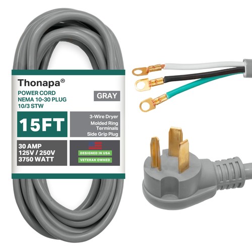 Prong dryer cord ft 30 - ft,