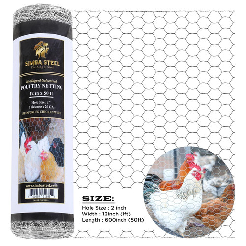 1ft galvanized poultry - 1ft, 50
