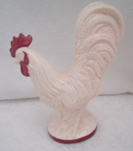 Ceramic porcelain rooster - ceramic/porcelain,