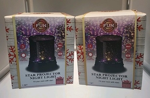 Star projector night light - night,