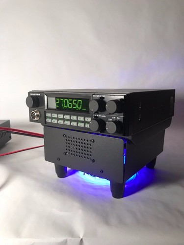 Blue led fan - kit, stand