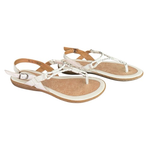 Sandals white silver - b.o.c,