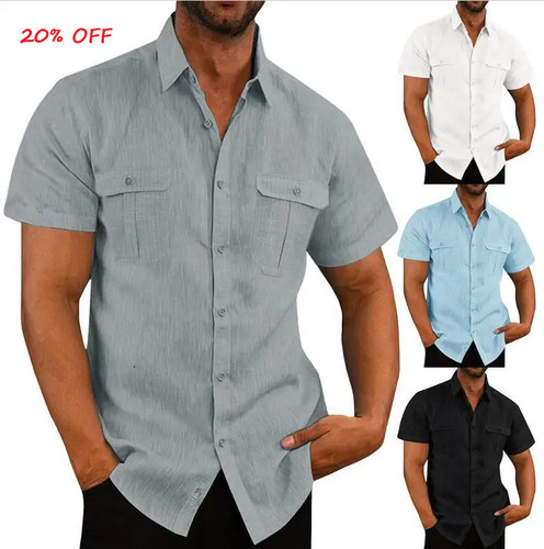 Men button down dress - button,