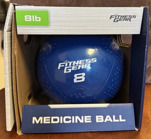 Fitness gear 8lb medicine ball - gear,