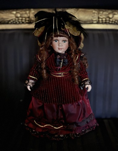 Haunted porcelain doll - porcelain,