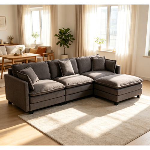 Modern seats sectional - modern, 2/3/4