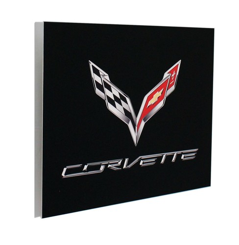 Corvette flags emblem - corvette,