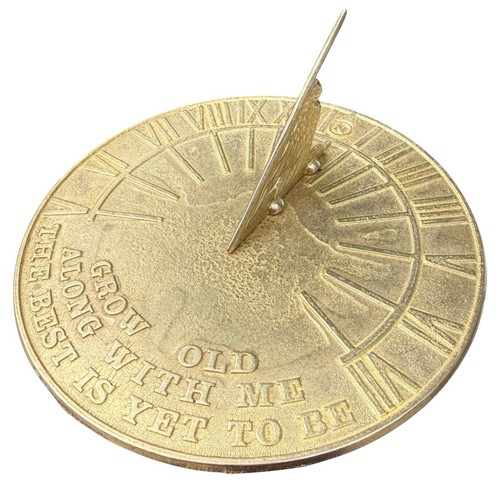 Vtg emson taiwan - sundial, brass