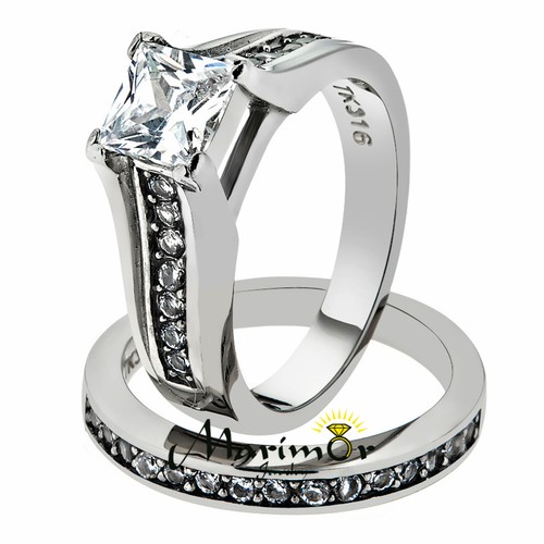 Princess cut zirconia - princess,