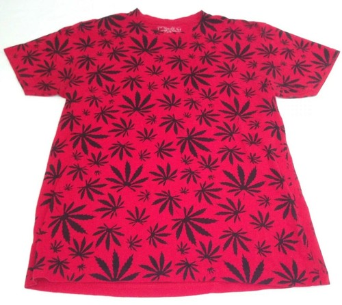 Death design red marijuana - red,