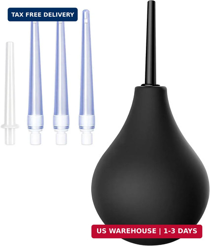 9oz anal douche enema bulb - douche,