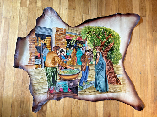 Persian painting lambskin - persian,