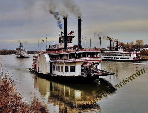 Steam boats sacramento - boats, at