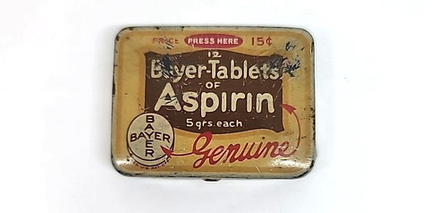 Vtg empty 12ct - vtg, bayer