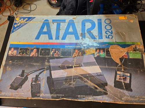 Atari 5200 black console - 5200,