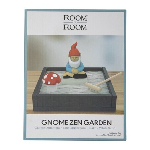 Gnome mushroom zen garden - mushroom,