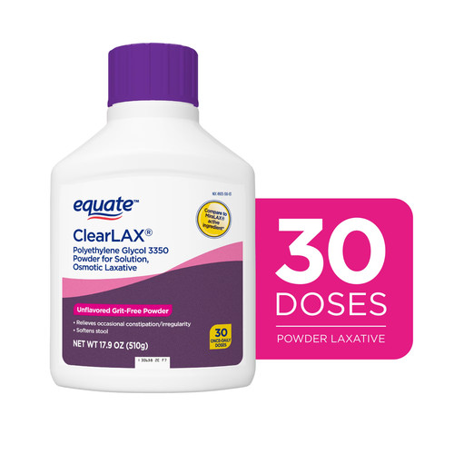 Equate clearlax polyethylene - equate,