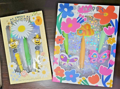 Novelty pens boxed set 3 - novelty,