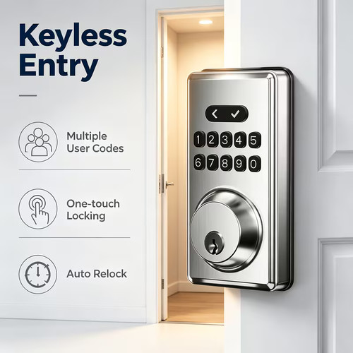 Keyless entry door lock - entry,