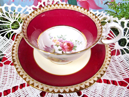 Aynsley tea cup - and, saucer