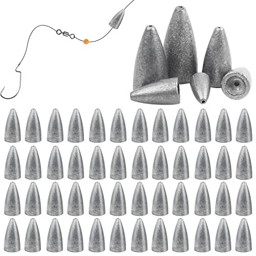 Fishing weights sinkers - weights, 50pcs