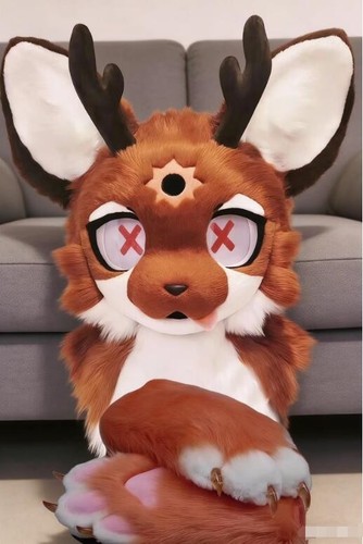 Fursuit long haired - fursuit,