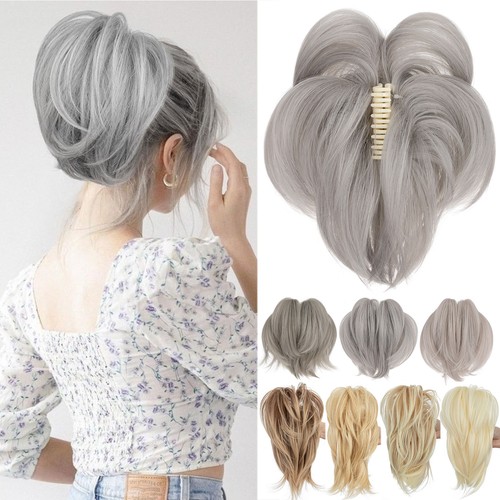 Short claw ponytail piece - short, 8"