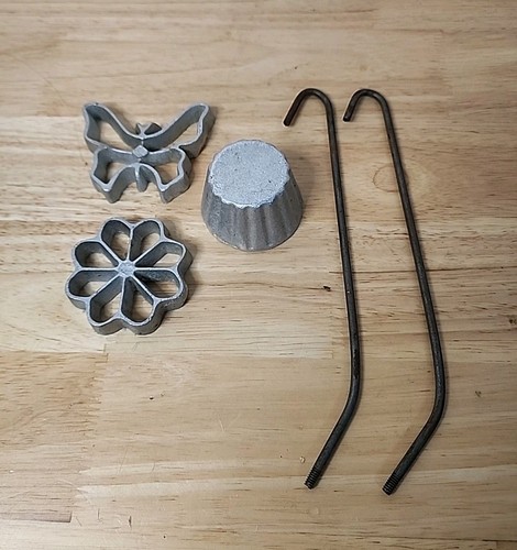 Rosette timbale irons - timbale,