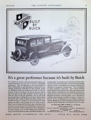 1929 buick marquette mag print - mag,