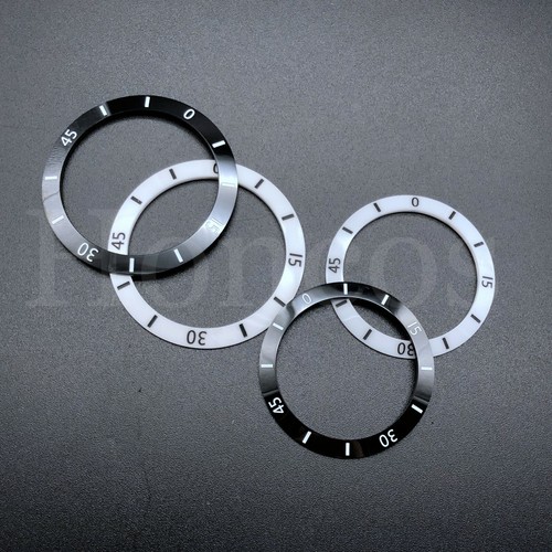 Ceramic black white watch - white,