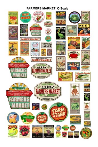Scale model farmers - 1/48, o