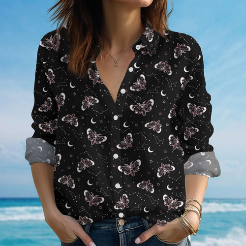 Death head moth - head, blouse