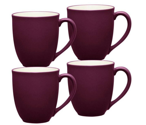 Noritake colorwave burgundy - noritake, 12