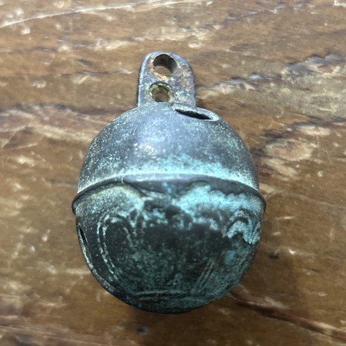 Vtg brass round sleigh - brass,