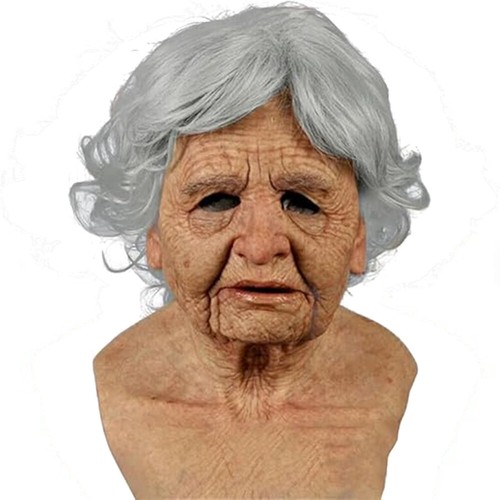 Halloween mask realistic old - mask,