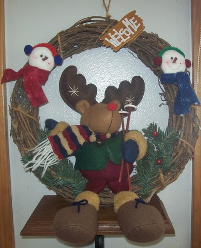 Grapevine reindeer snowman - grapevine,