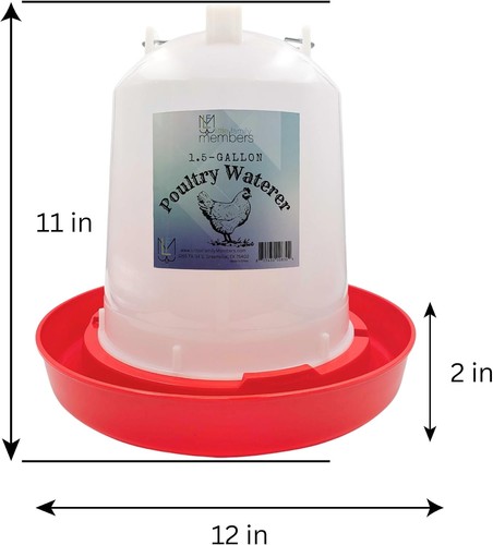 Chicken waterer gallon - chicken, 1.5-gallon