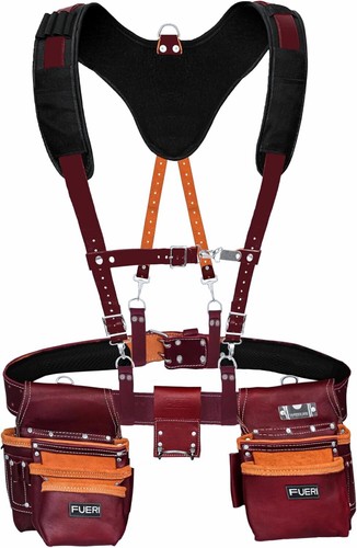 Full grain leather tool belt - full,