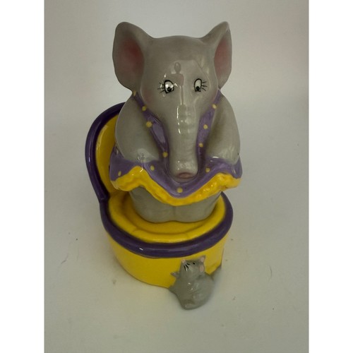 Vintage clay art elephant - art,