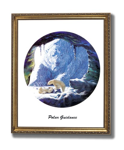 Polar bear guidance artic ice - bear,