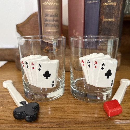 Vtg playing card aces - 2,