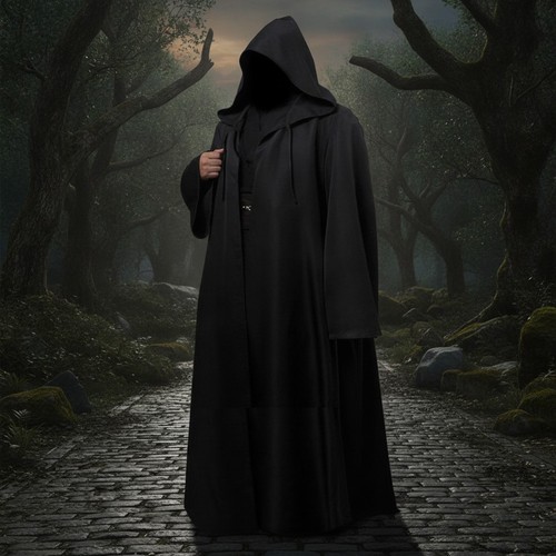 Stylish adult hooded robe - adult,