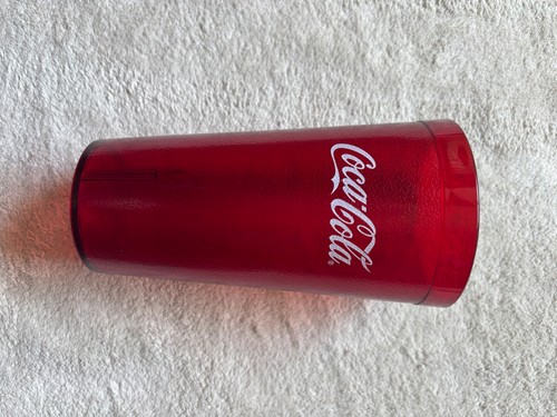 Coca cola red plastic tumbler - cola,