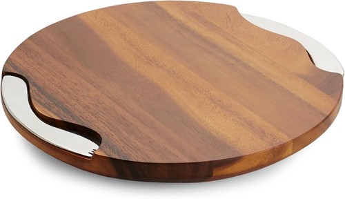 Nambé cheese block and knife - nambé,