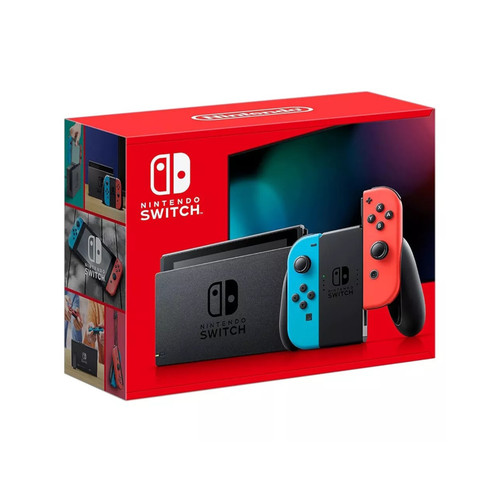 Nintendo switch with - switch, blue
