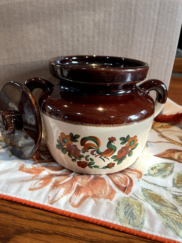 Vintage bean pot - vintage,