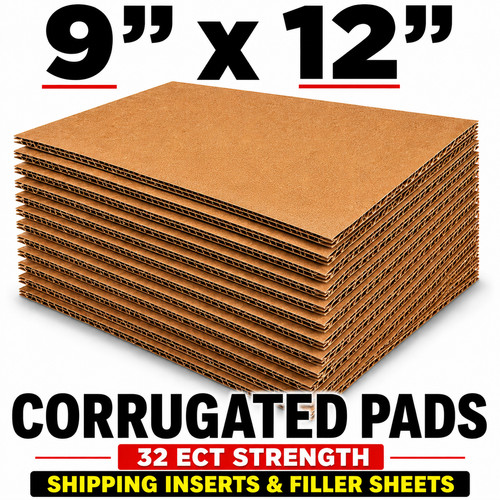 9x12 corrugated cardboard - 9x12, pads